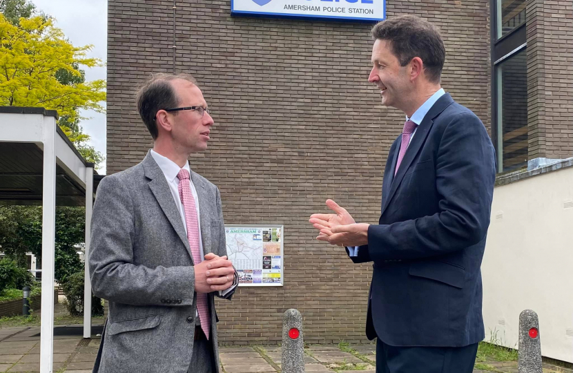 Gareth with Matthew Barber PCC