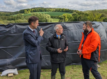 Gareth and Martin at HS2 Sinkhole